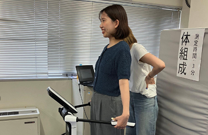 InBodyを使用し、リスクや不調の原因（フレイル予防）を発見する測定会を開催しています。