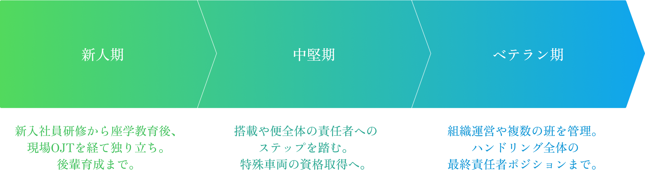 キャリアステップイメージ